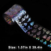 Nail Foil Transfer Sticker (Hot Flame Design)-JAYDEN- Nail Supply American Gel Polish - Phuong Ni